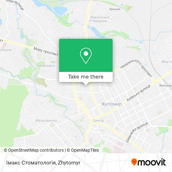 Імакс Стоматологія map