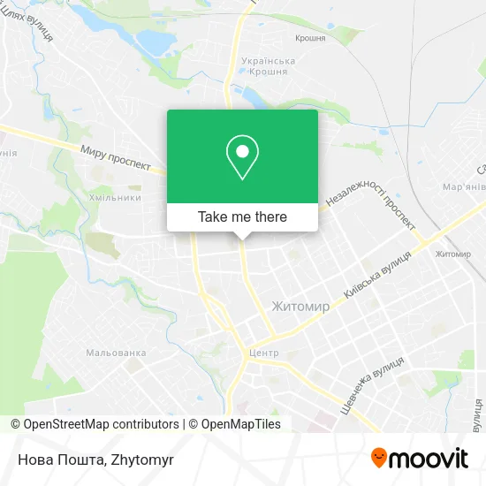 Карта Нова Пошта