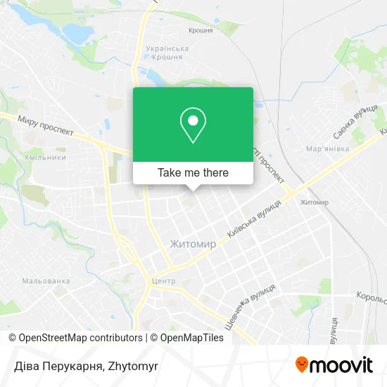 Карта Діва Перукарня