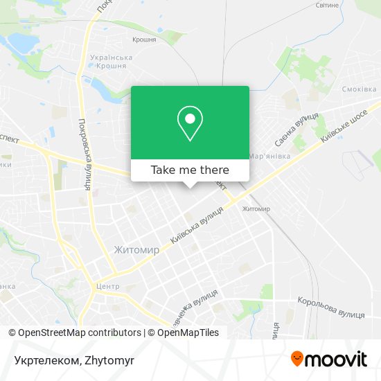 Укртелеком map