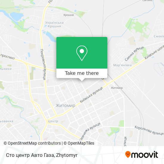 Сто центр Авто Газа map