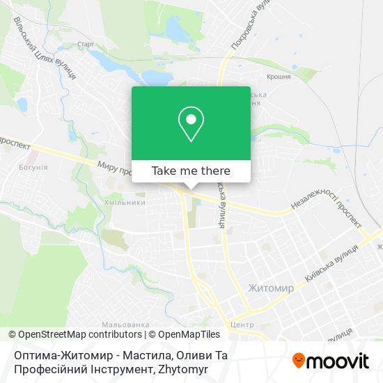 Оптима-Житомир - Мастила, Оливи Та Професійний Інструмент map