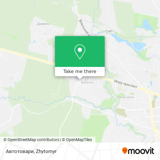 Карта Автотовари