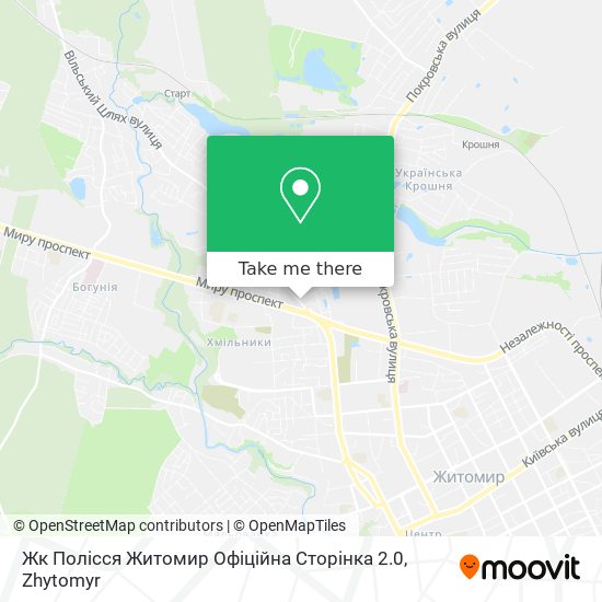 Жк Полісся Житомир Офіційна Сторінка 2.0 map