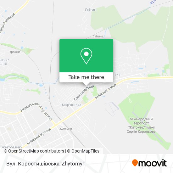 Вул. Коростишівська map