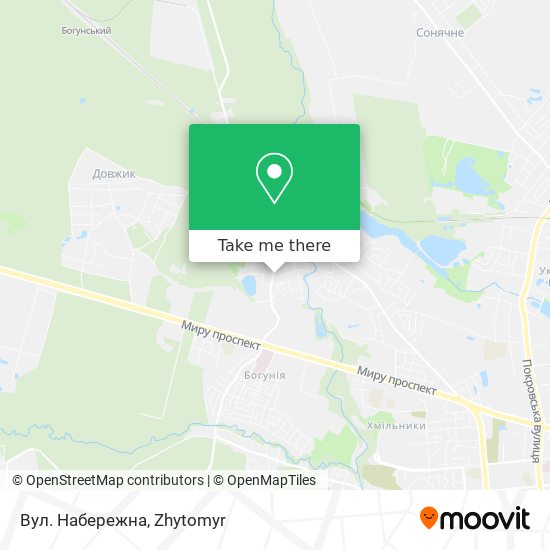 Вул. Набережна map