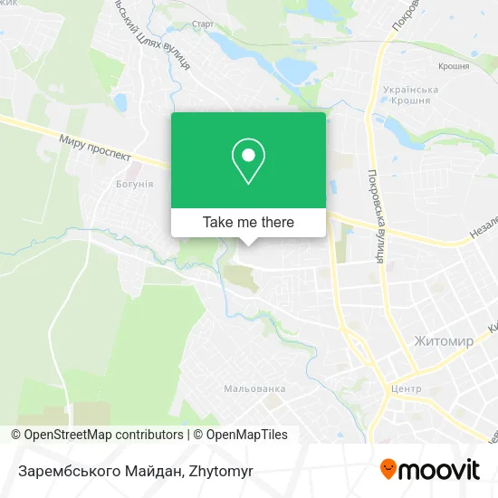 Карта Зарембського Майдан