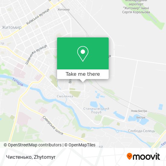 Карта Чистенько