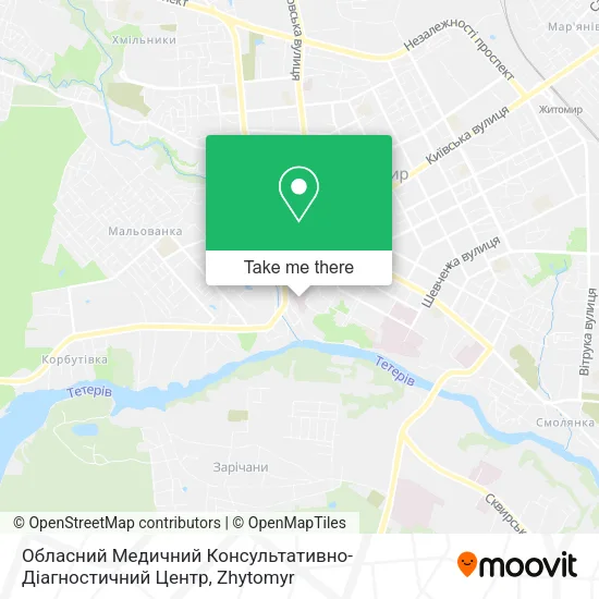 Карта Обласний Медичний Консультативно-Діагностичний Центр