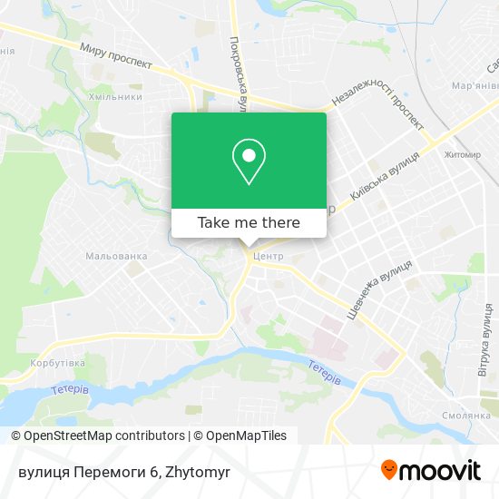 вулиця Перемоги 6 map