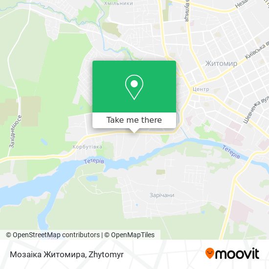 Мозаіка Житомира map