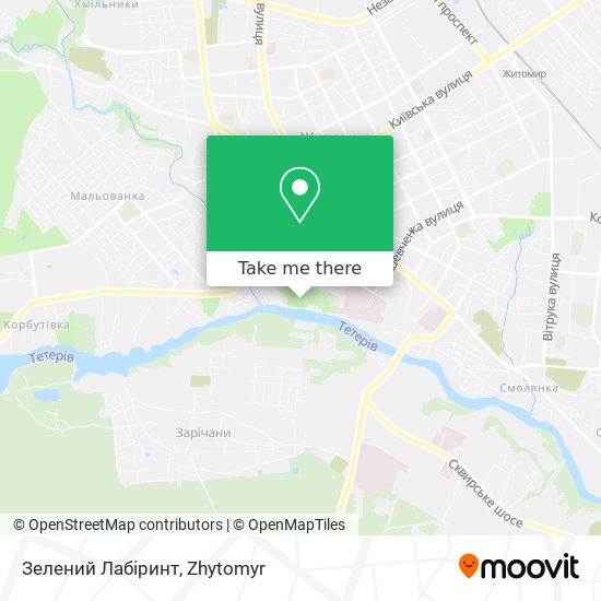 Зелений Лабіринт map