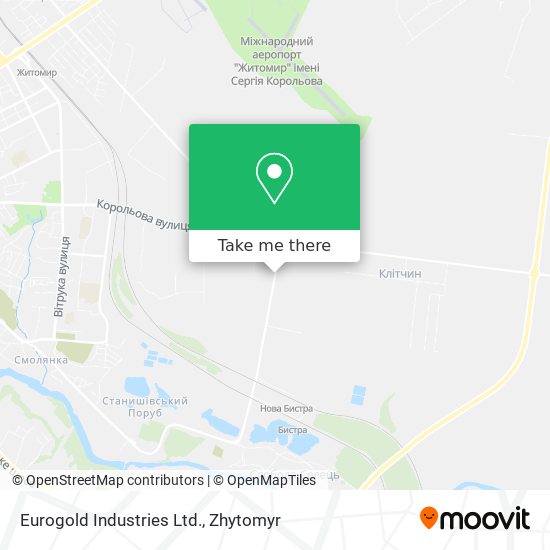 Eurogold Industries Ltd. map