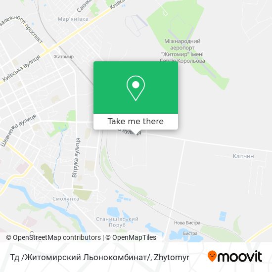 Тд /Житомирский Льонокомбинат/ map