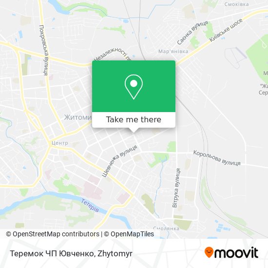 Теремок ЧП Ювченко map