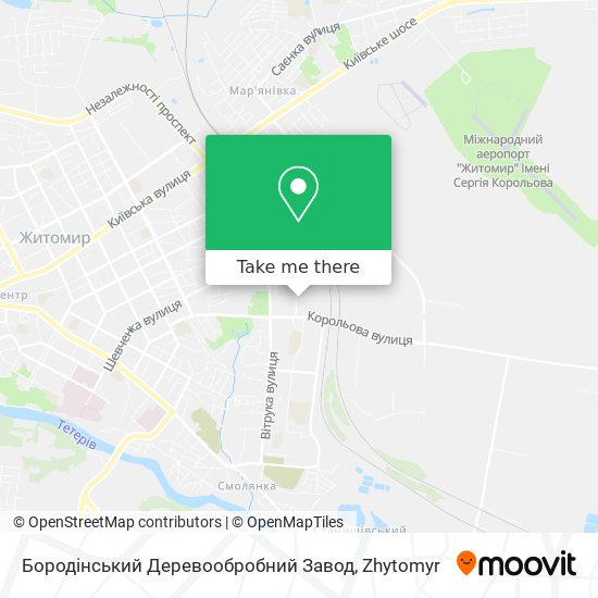 Бородінський Деревообробний Завод map