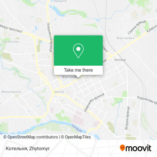 Карта Котельня