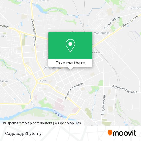 Садовод map