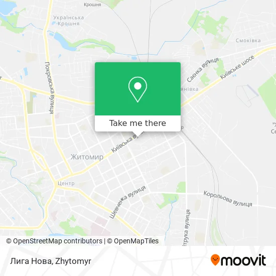 Карта Лига Нова