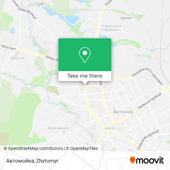 Карта Автомойка