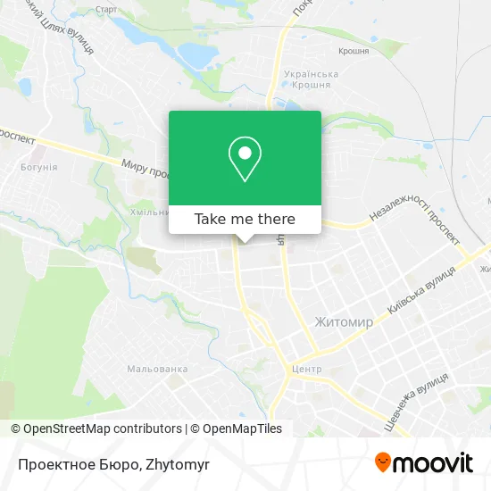 Карта Проектное Бюро