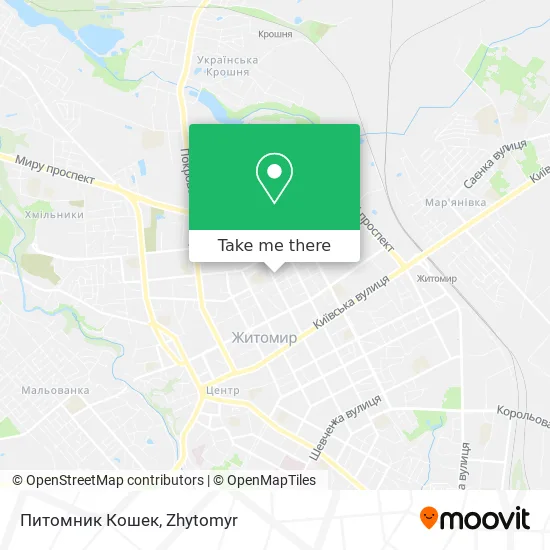 Карта Питомник Кошек