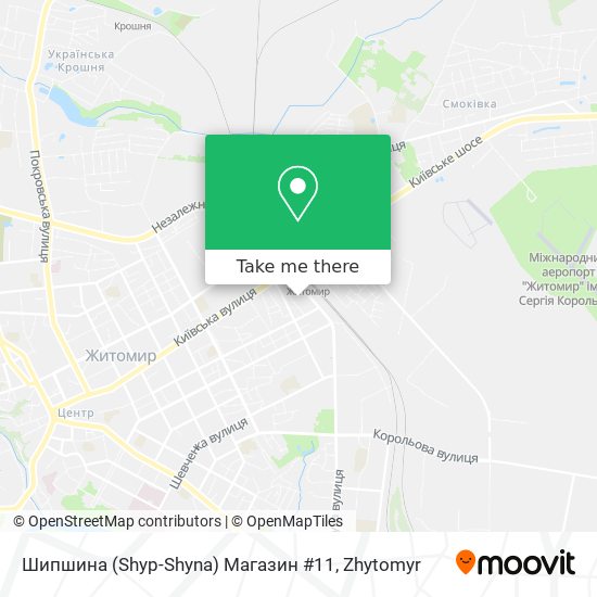Шипшина (Shyp-Shyna) Магазин #11 map