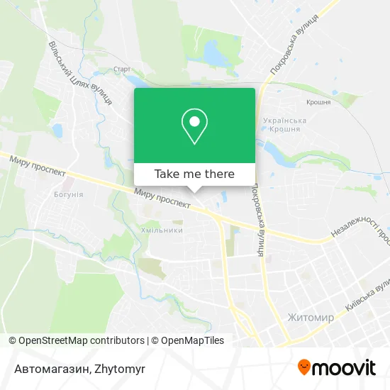 Карта Автомагазин