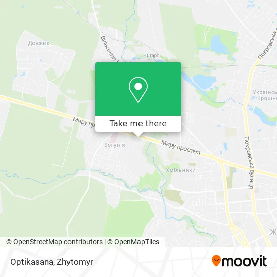 Карта Optikasana