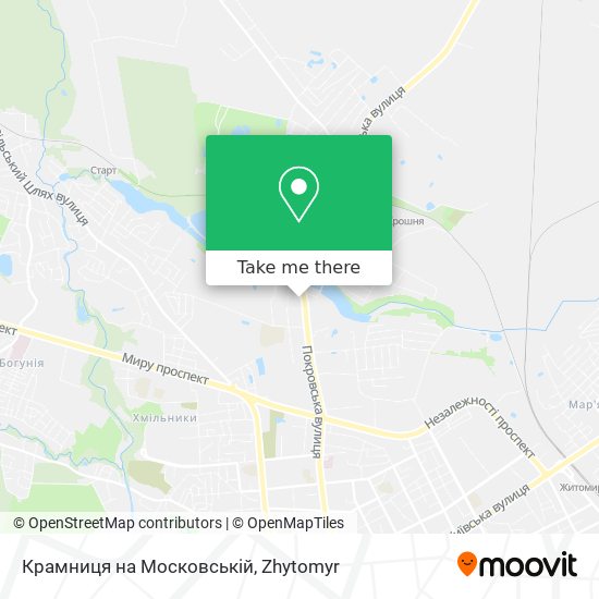 Крамниця на Московській map