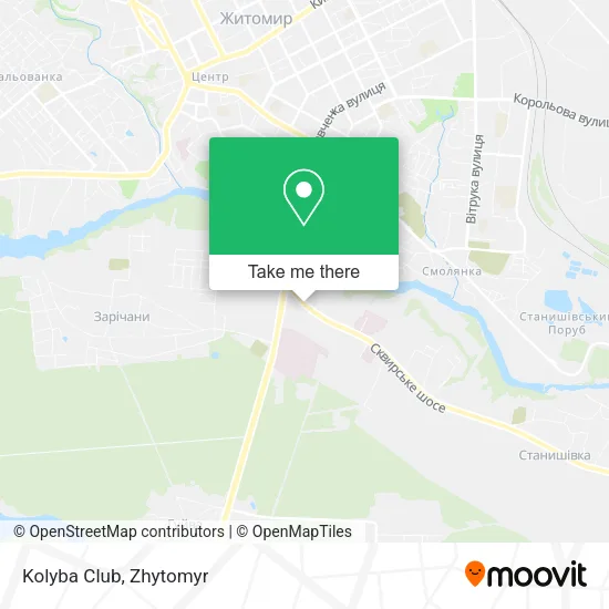 Карта Kolyba Club