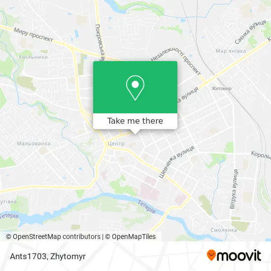 Карта Ants1703