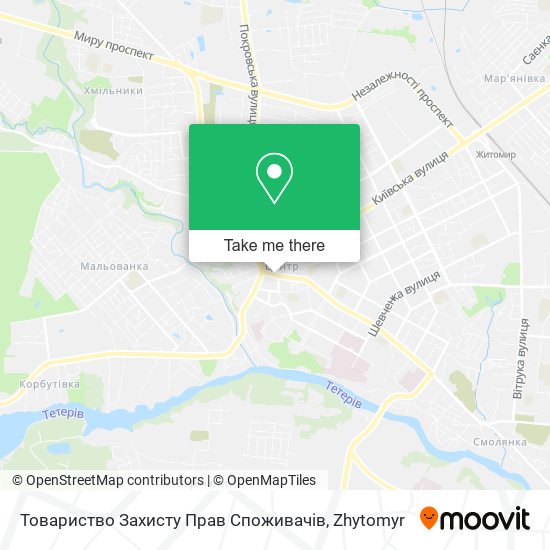 Товариство Захисту Прав Споживачів map