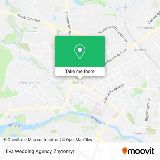 Eva Wedding Agency map