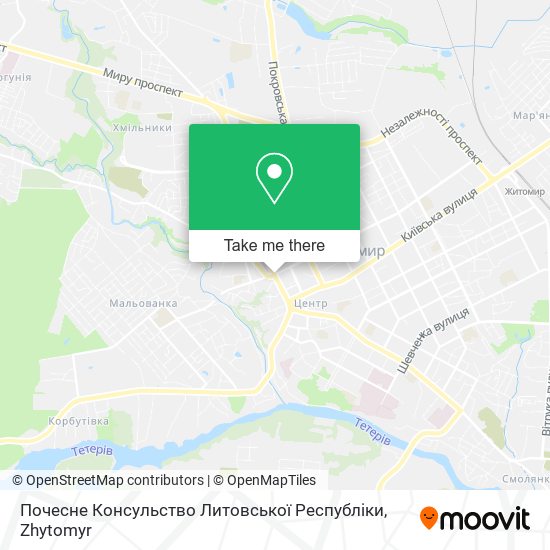 Почесне Консульство Литовської Республіки map