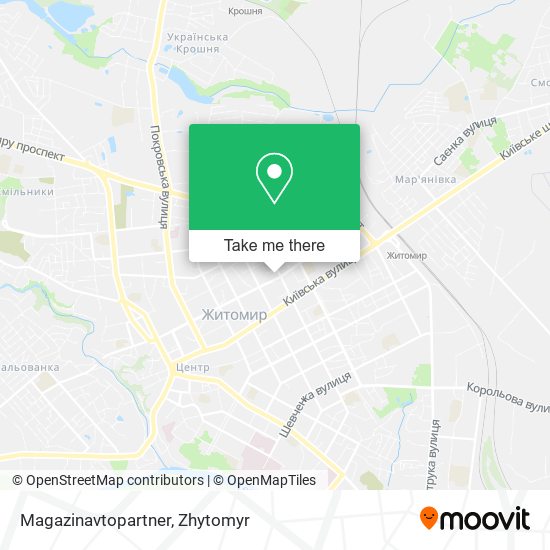 Magazinavtopartner map