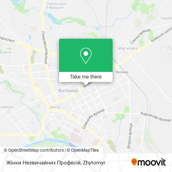 Карта Жінки Незвичайних Професій