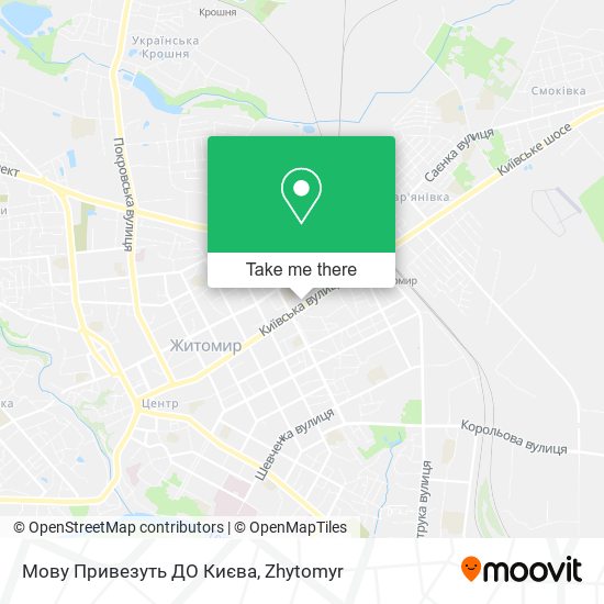 Мову Привезуть ДО Києва map