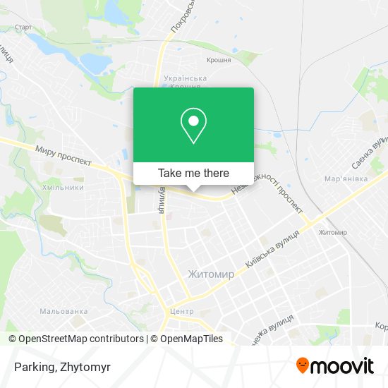 Parking map