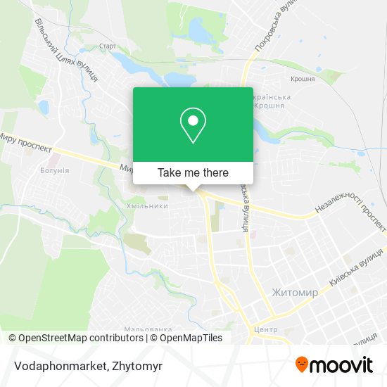 Vodaphonmarket map
