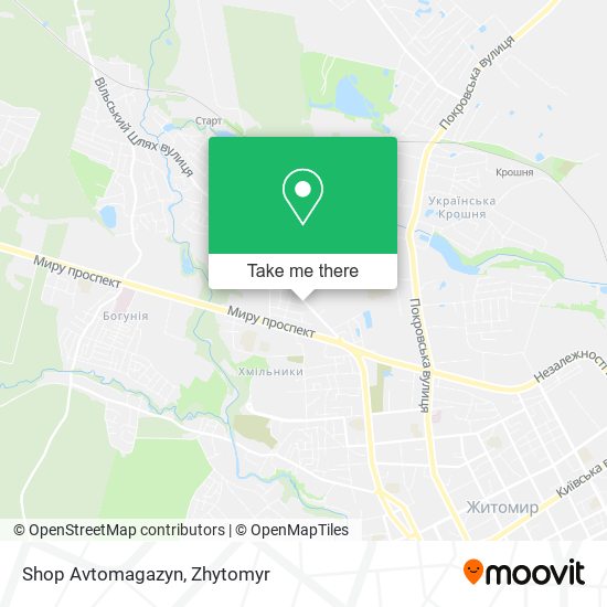 Shop Avtomagazyn map