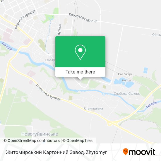 Житомирський Картонний Завод map