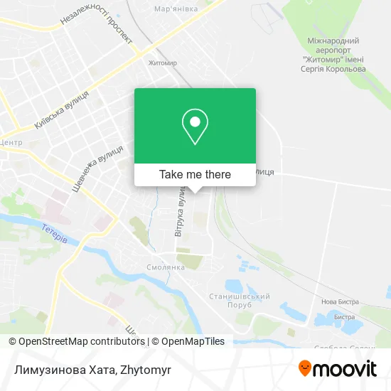 Карта Лимузинова Хата