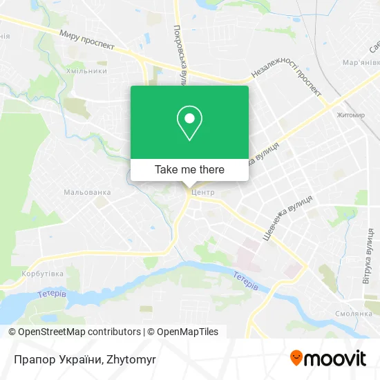 Карта Прапор України