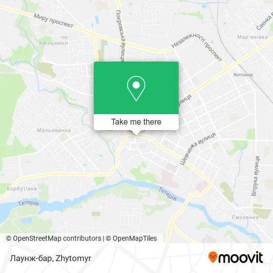Карта Лаунж-бар