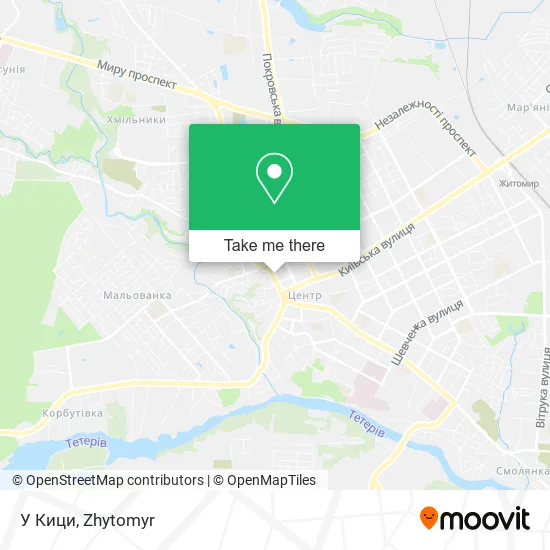 Карта У Кици