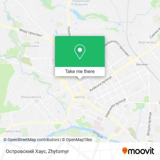 Карта Островский Хаус
