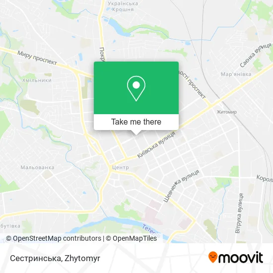 Карта Сестринська