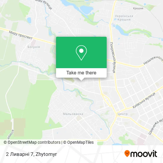 Карта 2 Ливарні 7