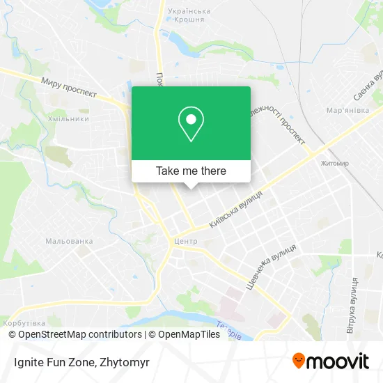 Карта Ignite Fun Zone